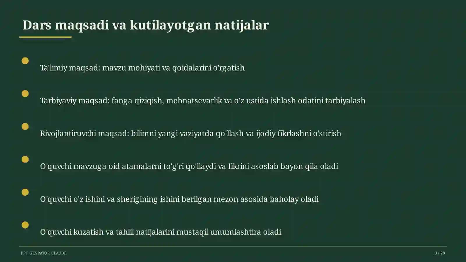Ishlab chiqarish texnologiyalari va avtomatlashtirish (10-sinf) 3