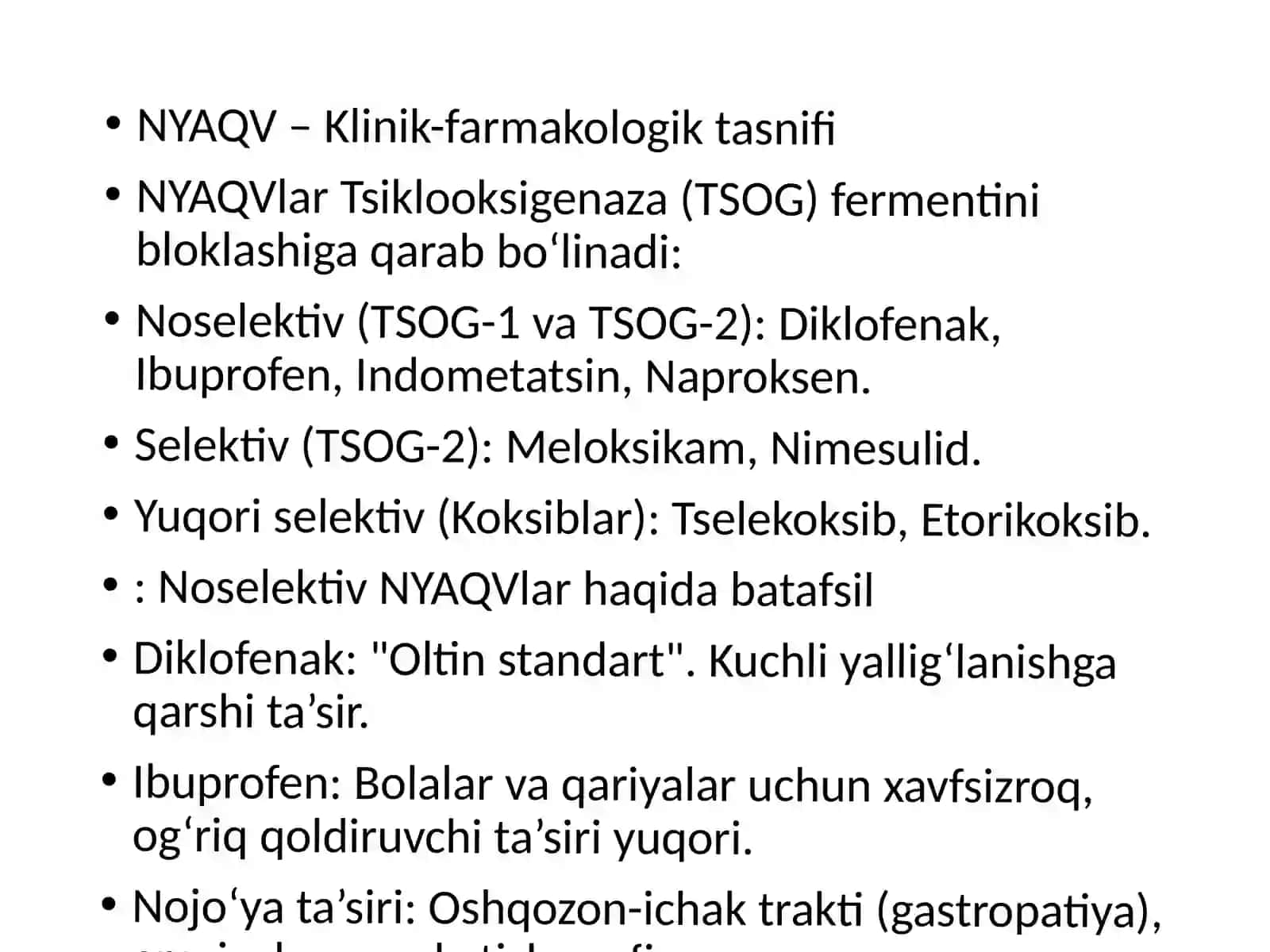 Artrit, artralgiya va beldagi og‘riq sindromlarida dori vositalarini ratsional qo‘llashga klinik-farmakologik yondashuv 3