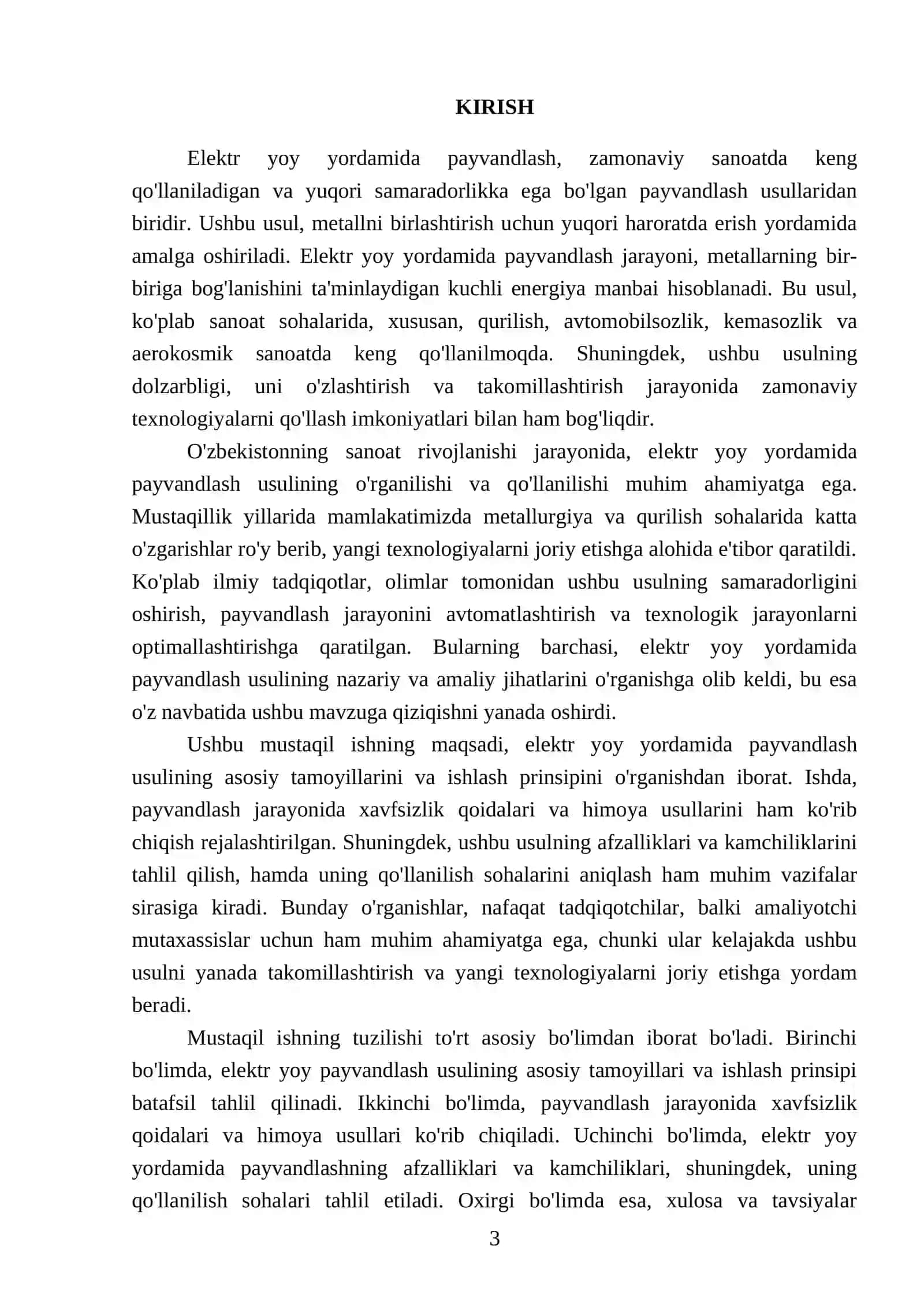 Elektr yoy yordamida payvandlash 3