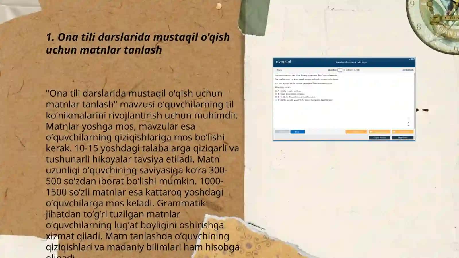 Ona tili darslarida mustaqil ishlarni tashkil qilish 3