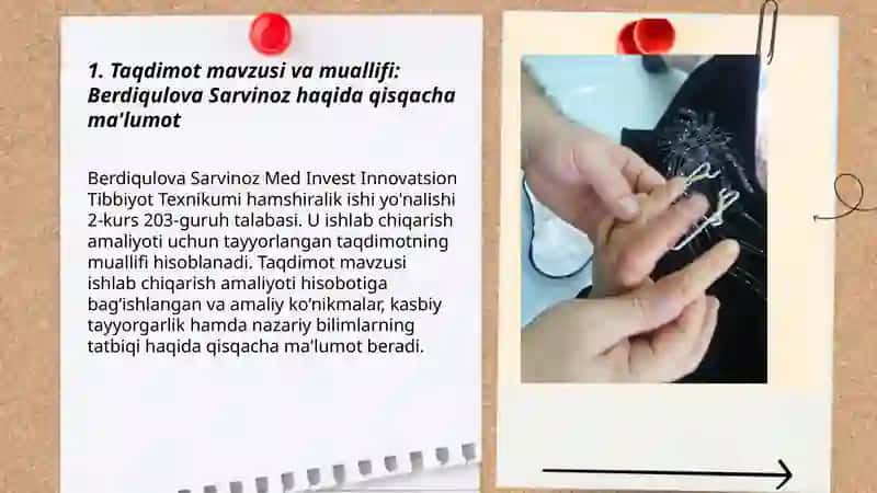 Med invest inavatsion tibbiyot texnikumi hamshiralik ishi 3