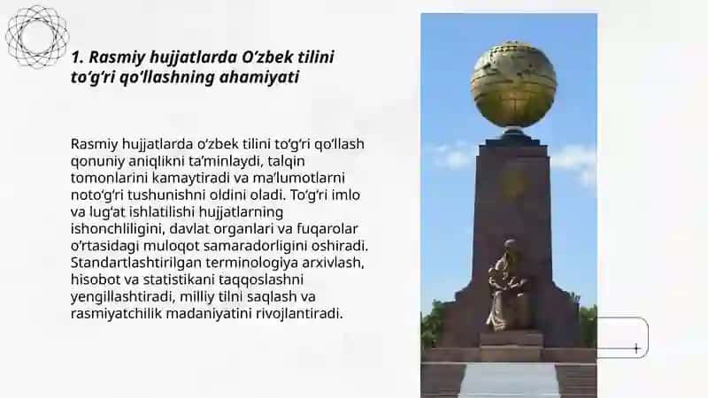 O’zbek tilini mening sohamda to’g’ri qo’llashning ahamiyati 3