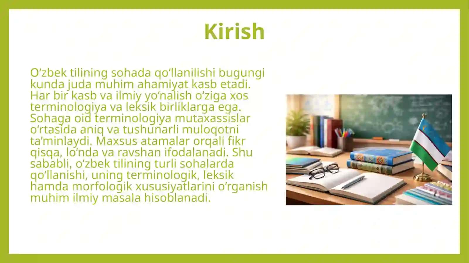 Sohaga oid terminologiya sohaga oid leksik, morfologik birliklarning xususiyatlari 3