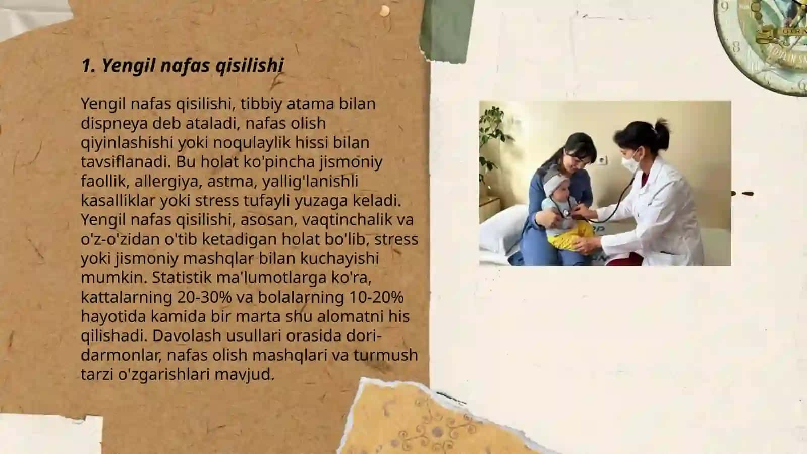 Bolalarda nafas olish tizimining kasalliklarining asosiy begilari 3