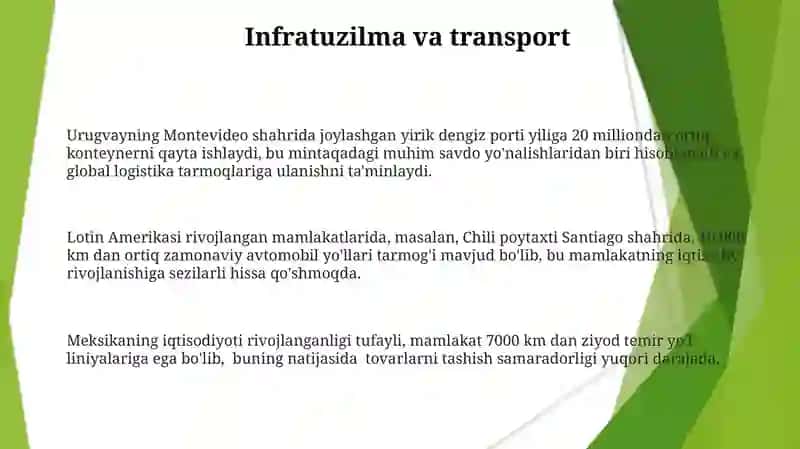 Lotin Amerikasidagi rivojlangan davlatlar geografiyasi 3