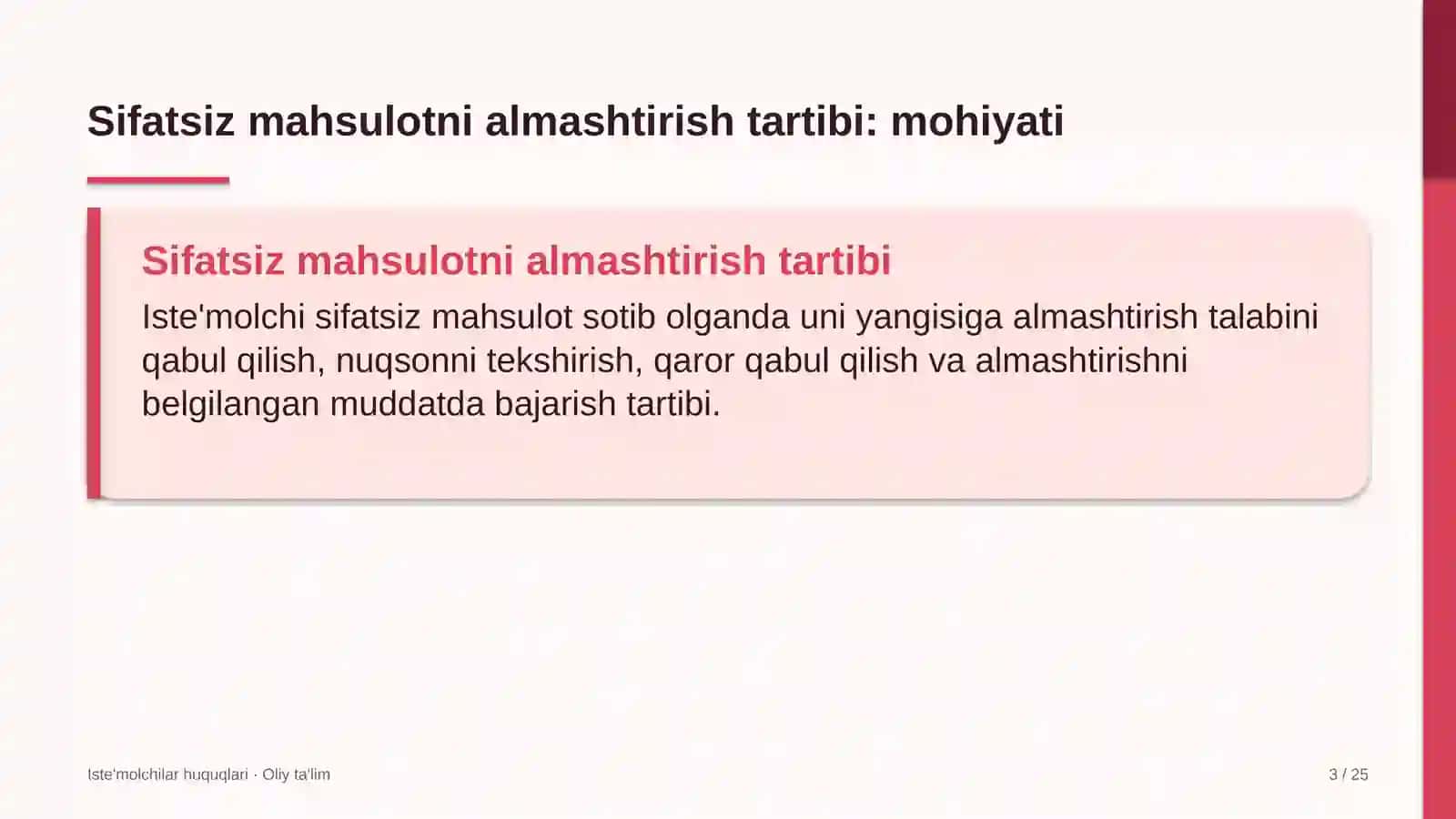 opera va balet teatrlarida sifatsiz mahsulotni almashtirish tartibi 4346 3