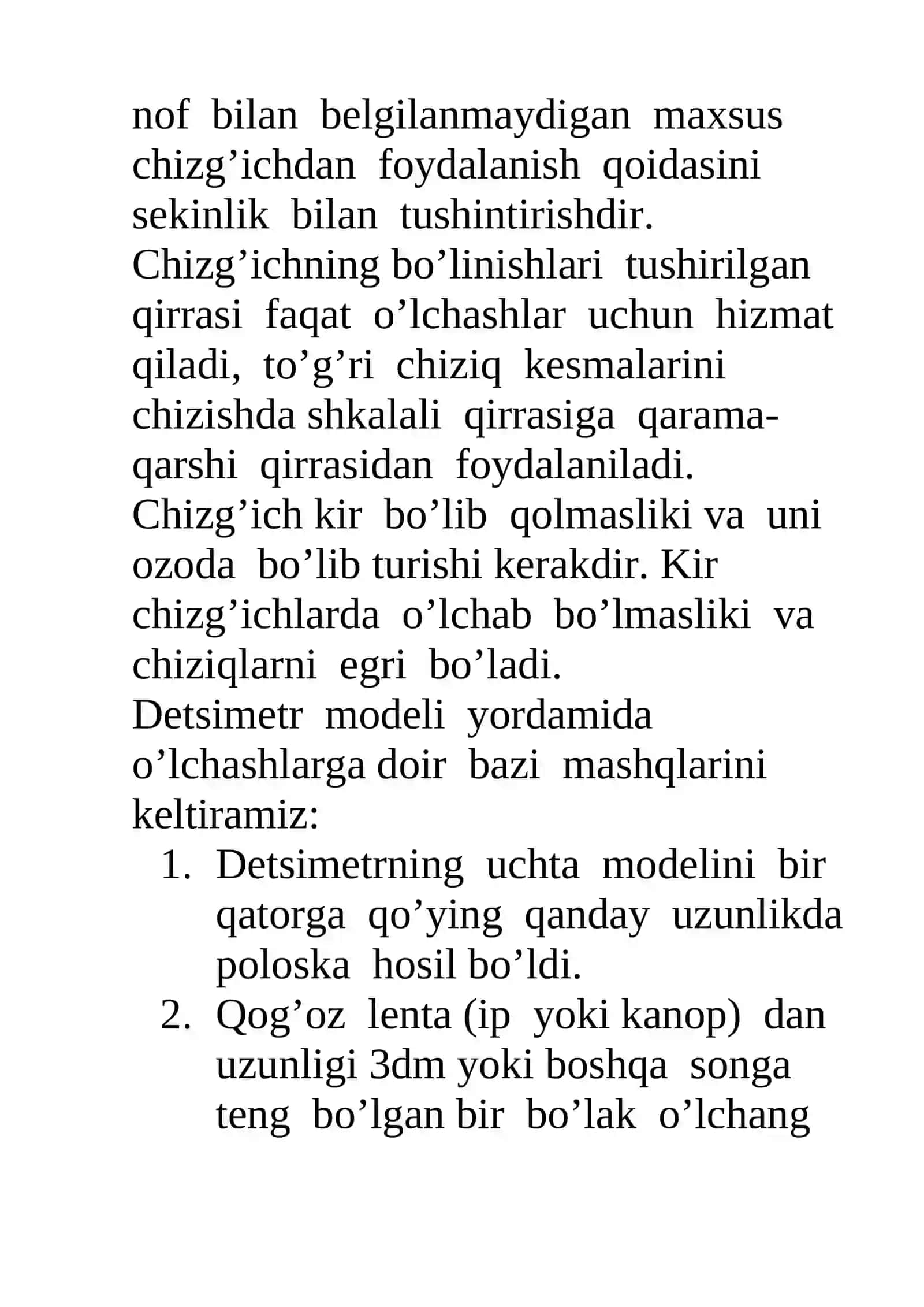 O’lchov birliklari va ularning turlari 3