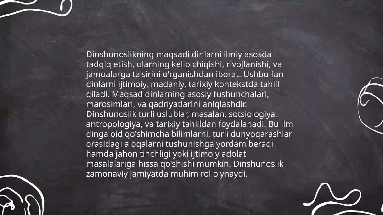 Dinshunoslik fanining predmeti va funksiyalari 3