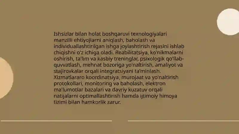 Ishsizlar bilan ijtimoiy ish texnologiyalari 3