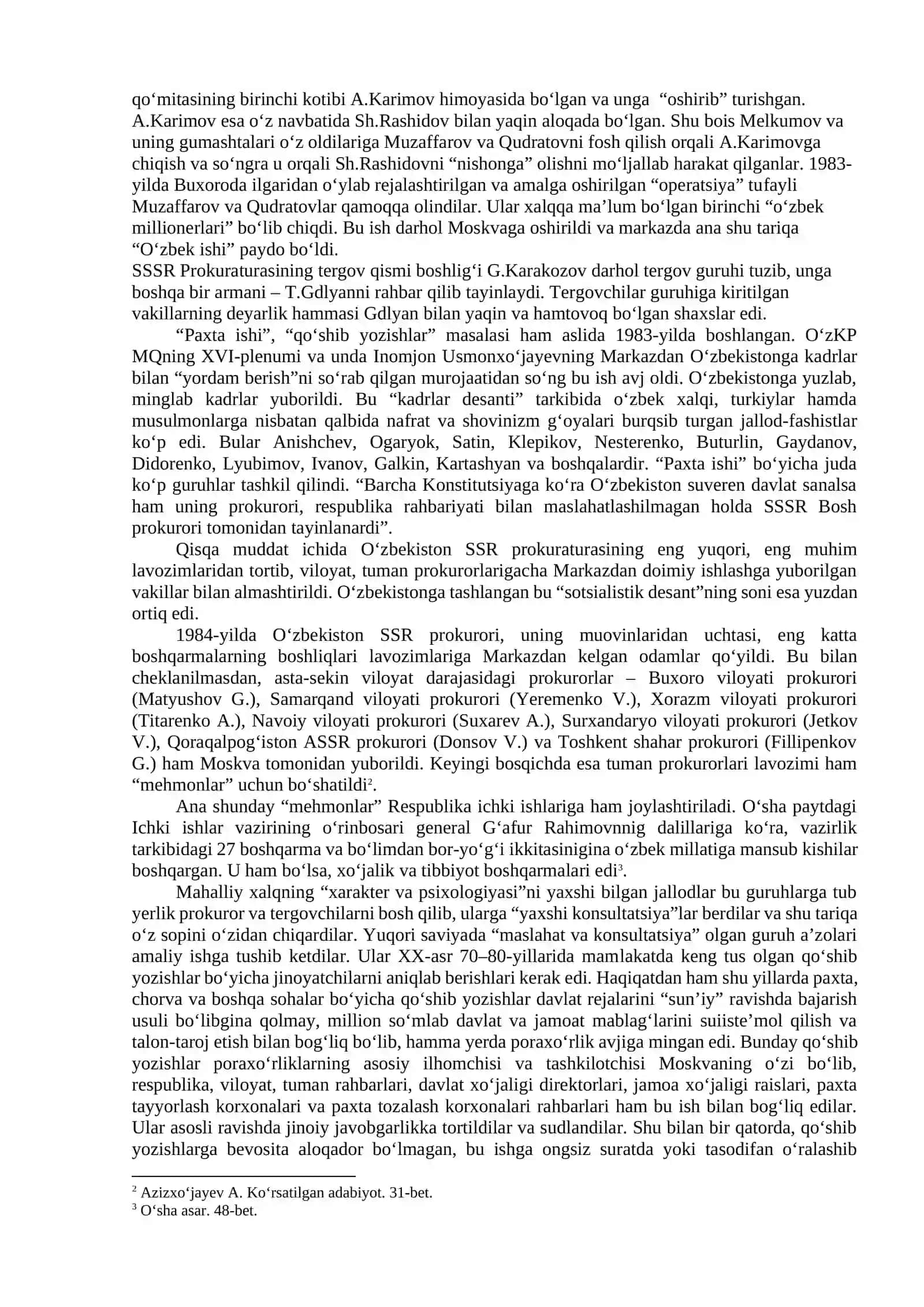 Mustaqillikka erishish arafasida Oʻzbekistondagi ijtimoiy-siyosiy jarayonlar 3