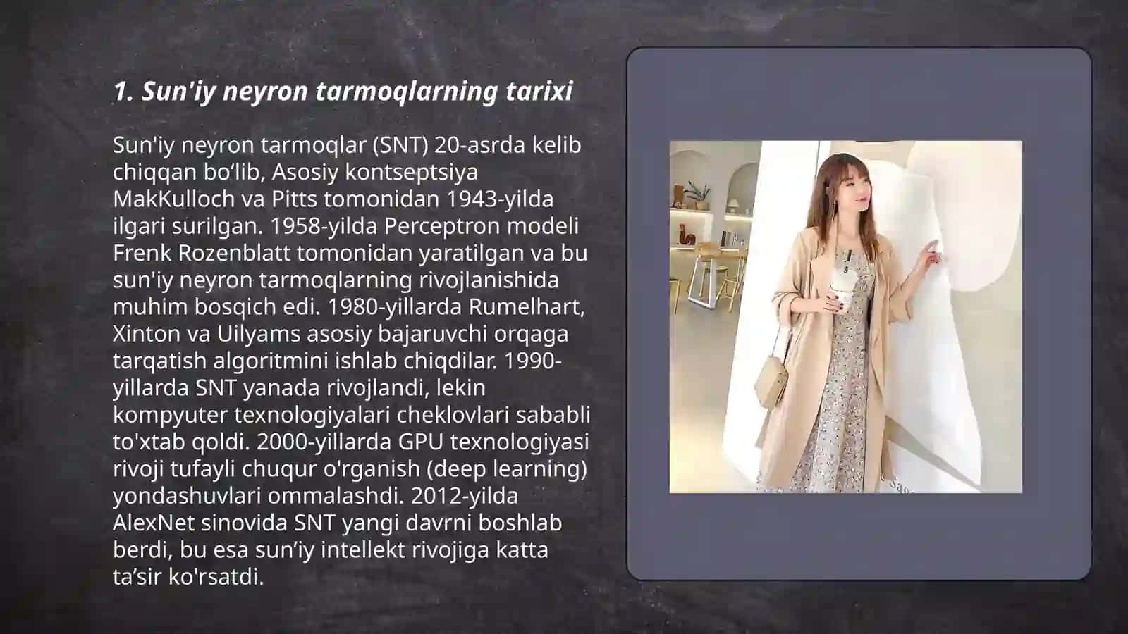 Sun’iy neyron tarmoqlari 3