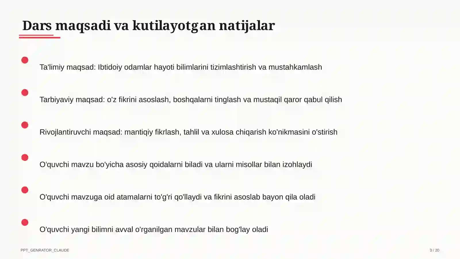 Ibtidoiy odamlar hayoti (5-sinf) 3