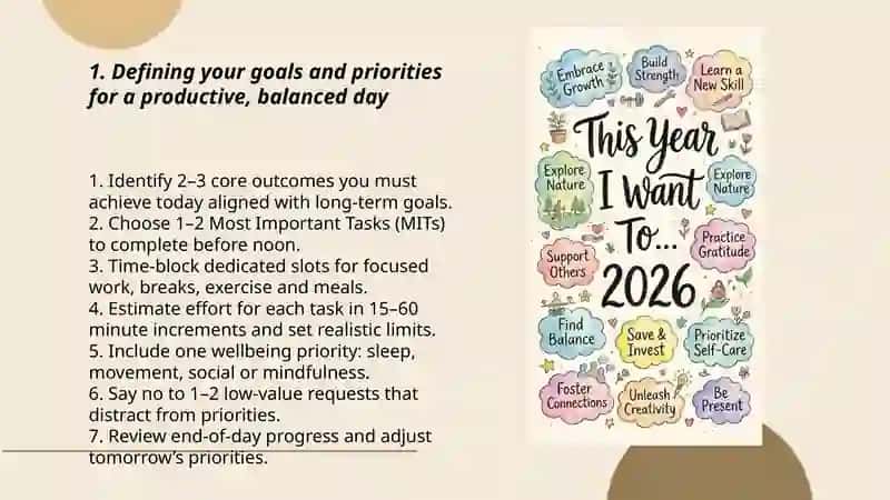 How to Create a Prodactive and Balanced Daily Routine 3