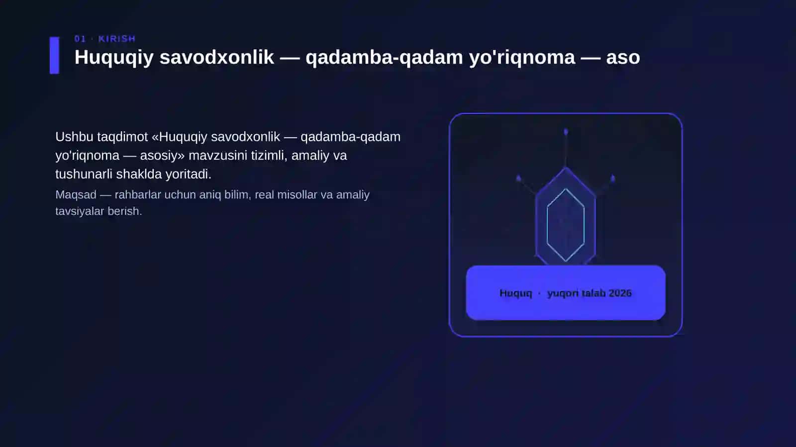 Huquqiy savodxonlik — qadamba-qadam yo'riqnoma — asosiy 3