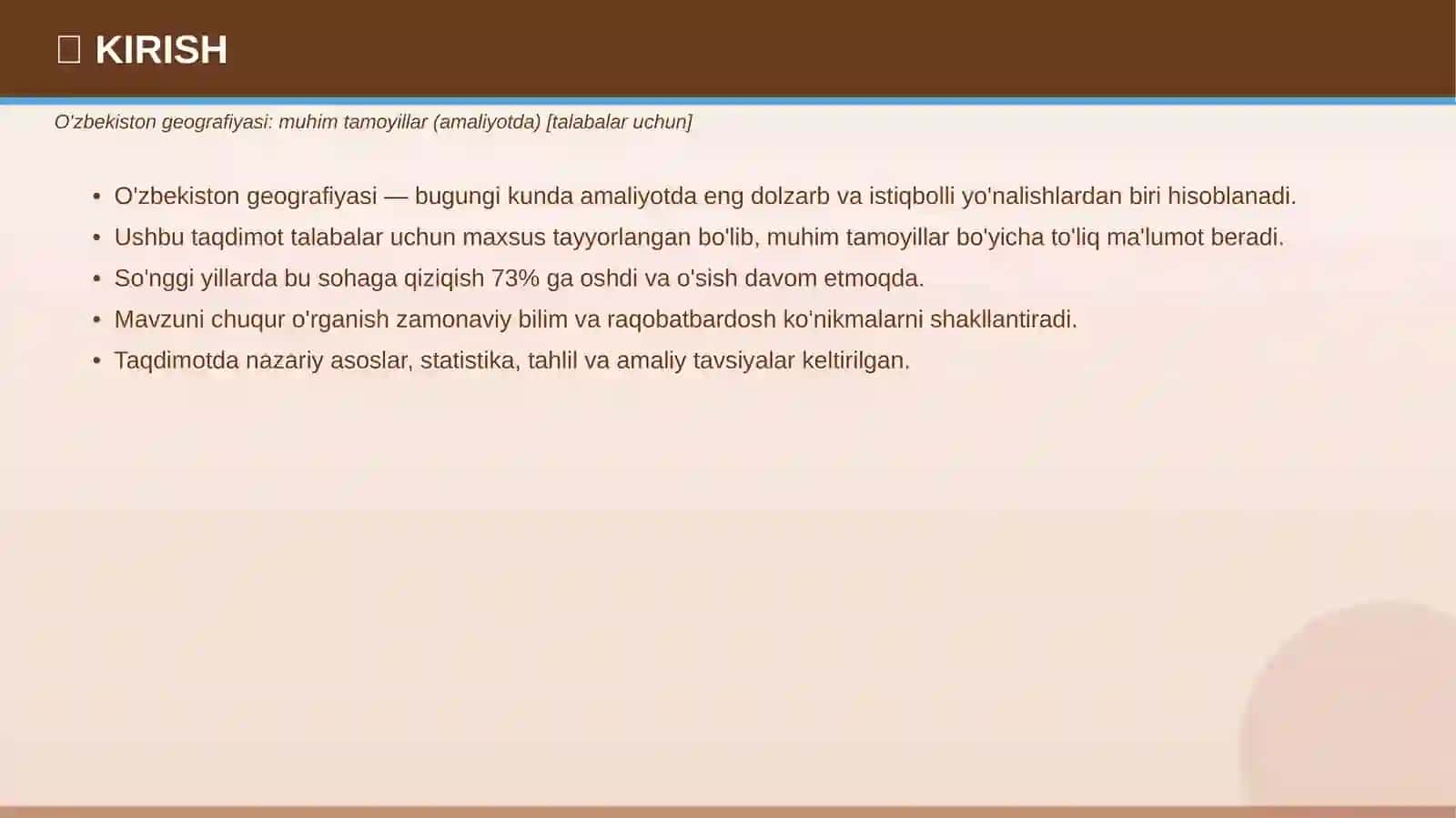 O'ZBEKISTON GEOGRAFIYASI 3