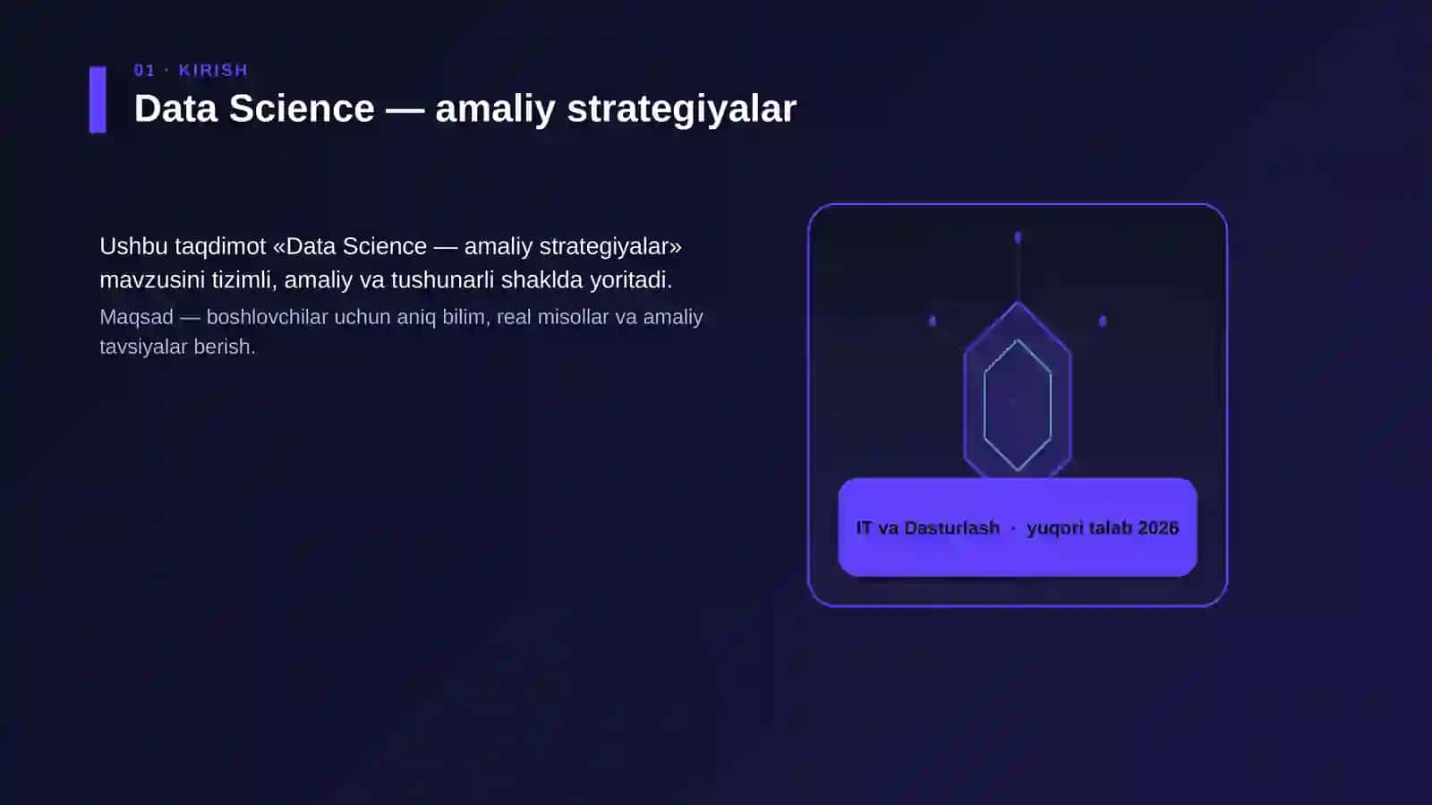 Data Science — amaliy strategiyalar 3