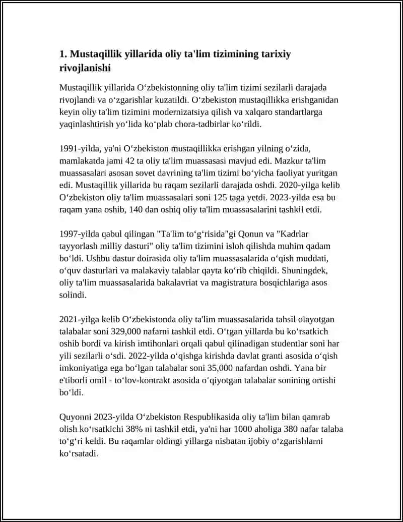 MUSTAQILLIK YILLARIDA OLIY TALIM TIZIMI 3
