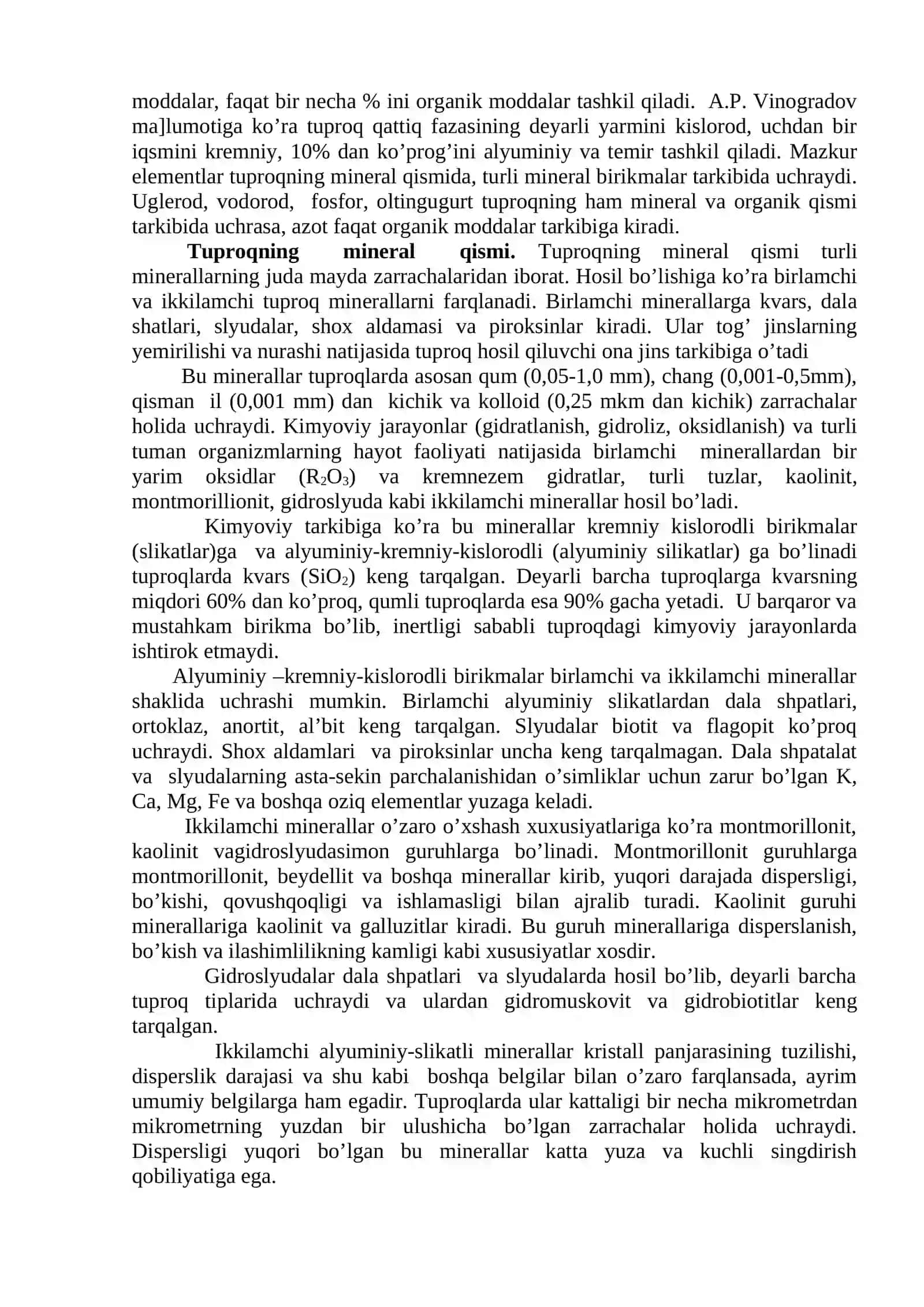 TUPROQLARNI MUHOFAZA QILISH MUAMMOLARI 3