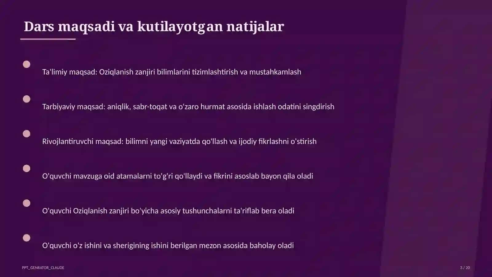 Oziqlanish zanjiri (3-sinf) 3
