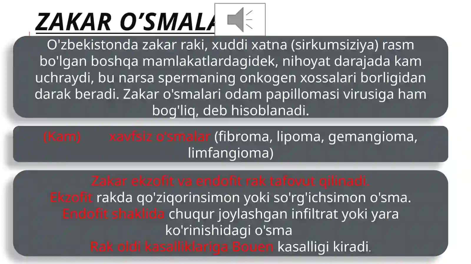 Jinsiy olatning rivojlanish nuqsonlari va o’smalari 3