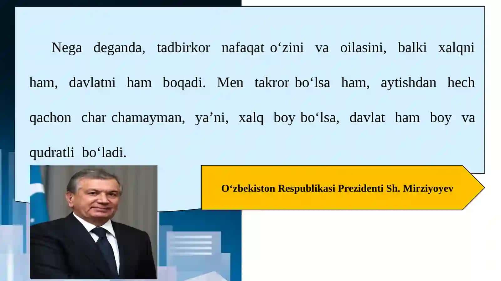 11-sinf Tadbirkorlik asoslari fanidan Tadbirkorlikning mazmuni va ahamiyati 3