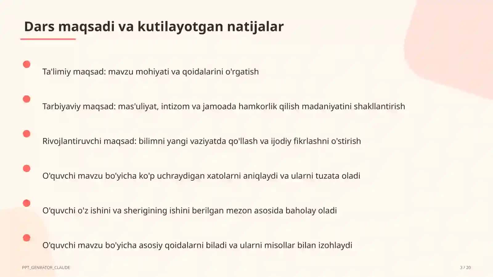 Kompyuter grafikasi va 3D modellashtirish (10-sinf) 3