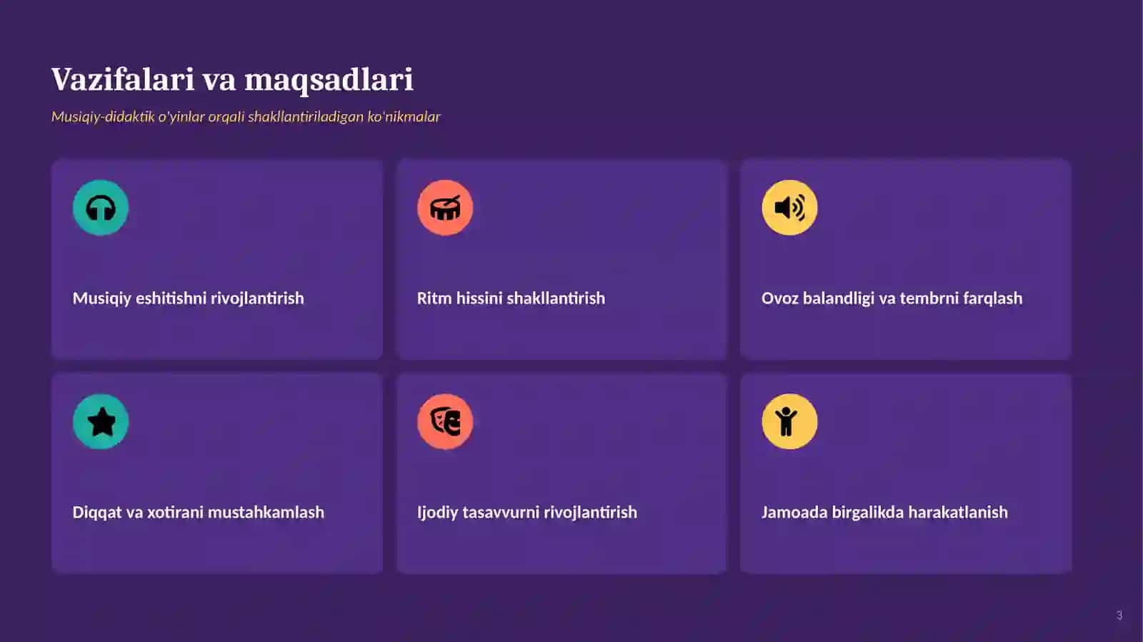 MAKTABGACHA TA'LIM PEDAGOGIKASI. maktabgacha taʼlim tashkilotlarida musiqaviy didaktik oʻyinlar 3