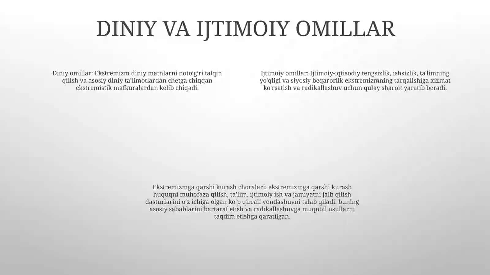 O’Zbekistonda Diniy Ekstremizmning Paydo Bo'Lishi Rivojlanish Davrlari Va Unga Qarshi Kurash Vositalari 3