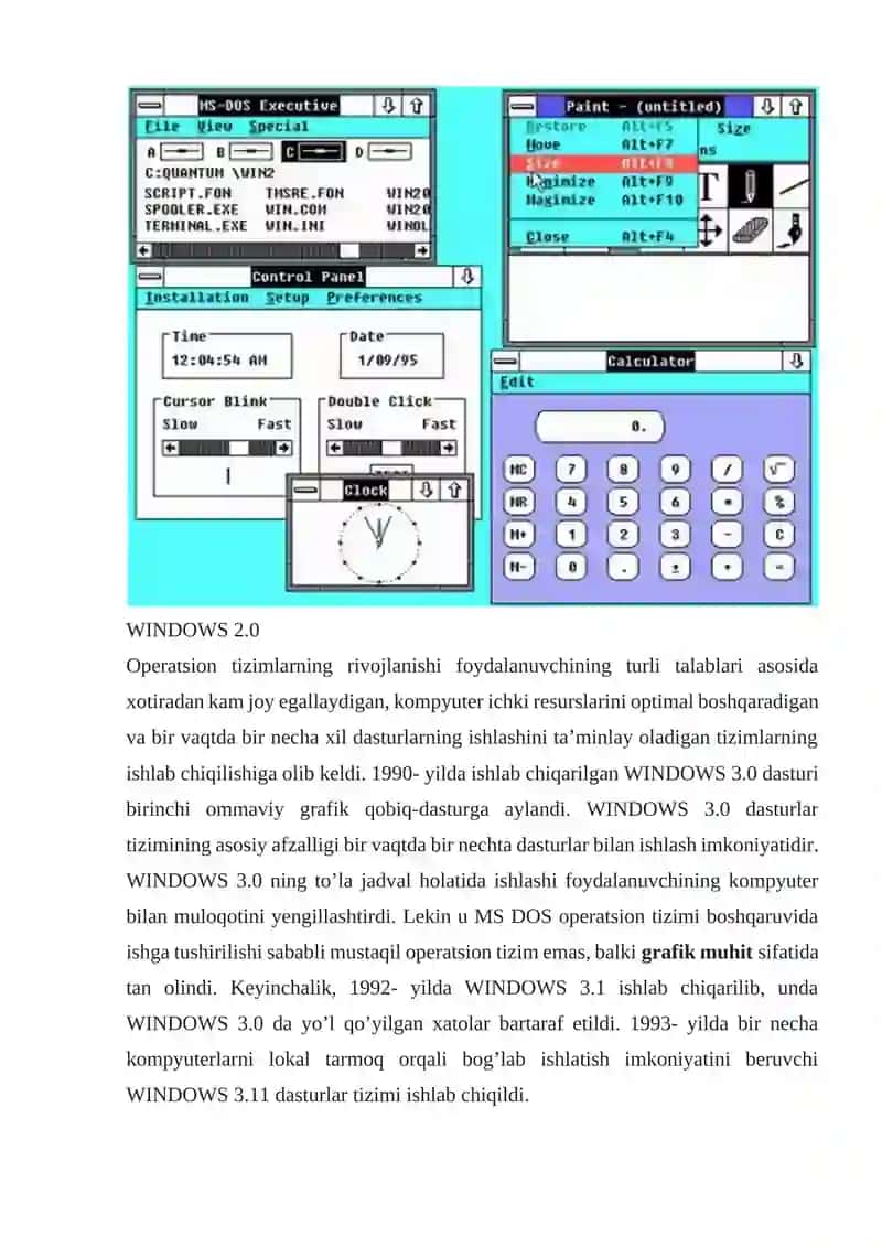 Windows operatsion tizimini o'rganish 3