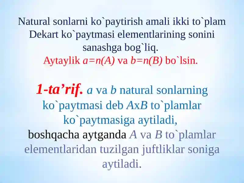 Nomanfiy butun sonlarni ko‘paytirish amaliyati 3
