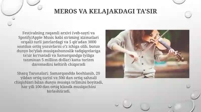"Sharq Taronalari" Xalqaro musiqa festivali 3