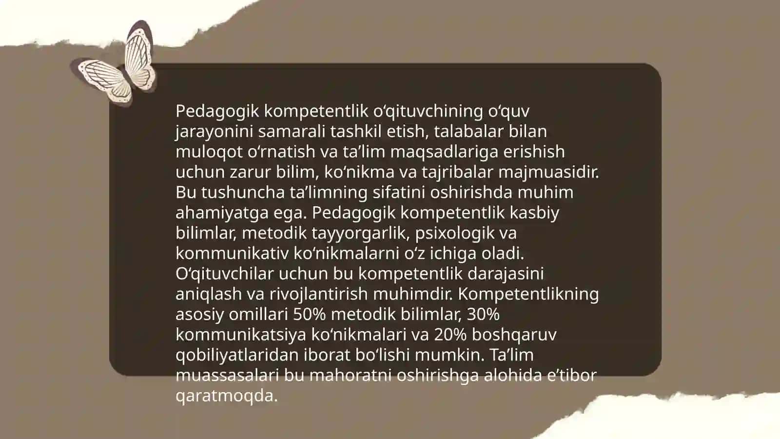 Pedagogik kompetentlikning nazariy metodologik asoslari 3