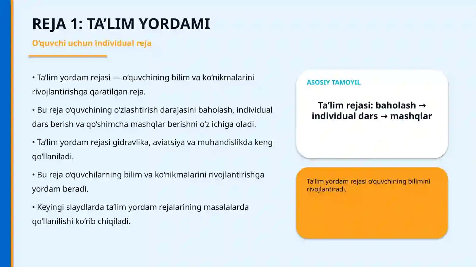 Individual Ijtimoiy Xizmat va Yordam Rejasi 3