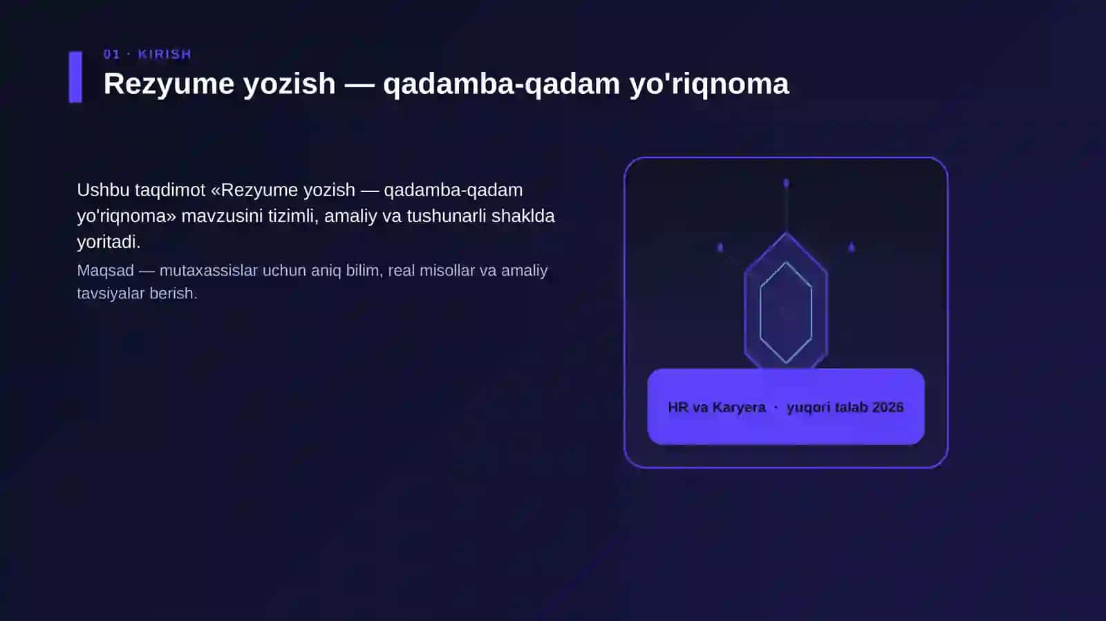 Rezyume yozish — qadamba-qadam yo'riqnoma 3
