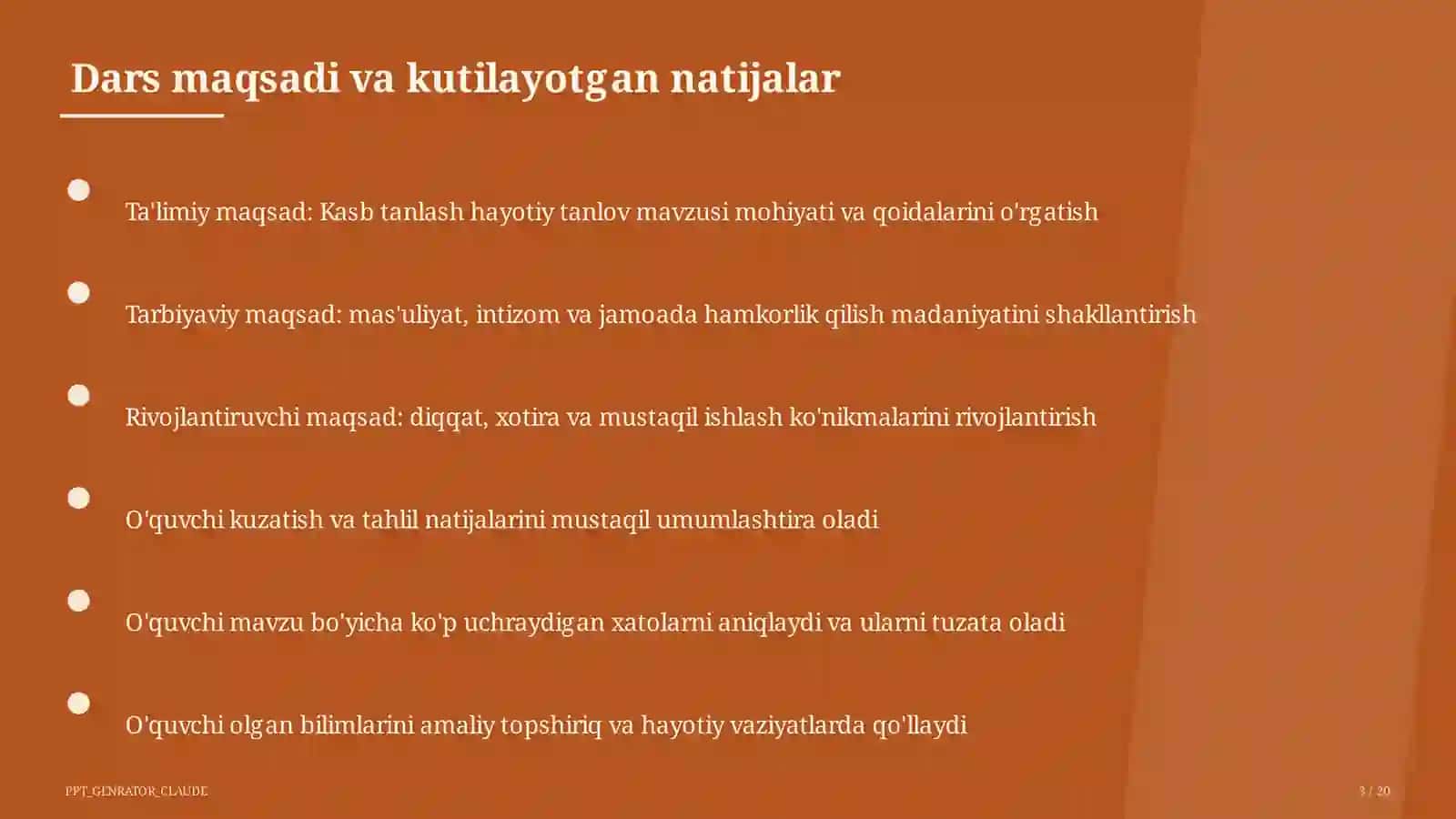 Kasb tanlash hayotiy tanlov (9-sinf) 3