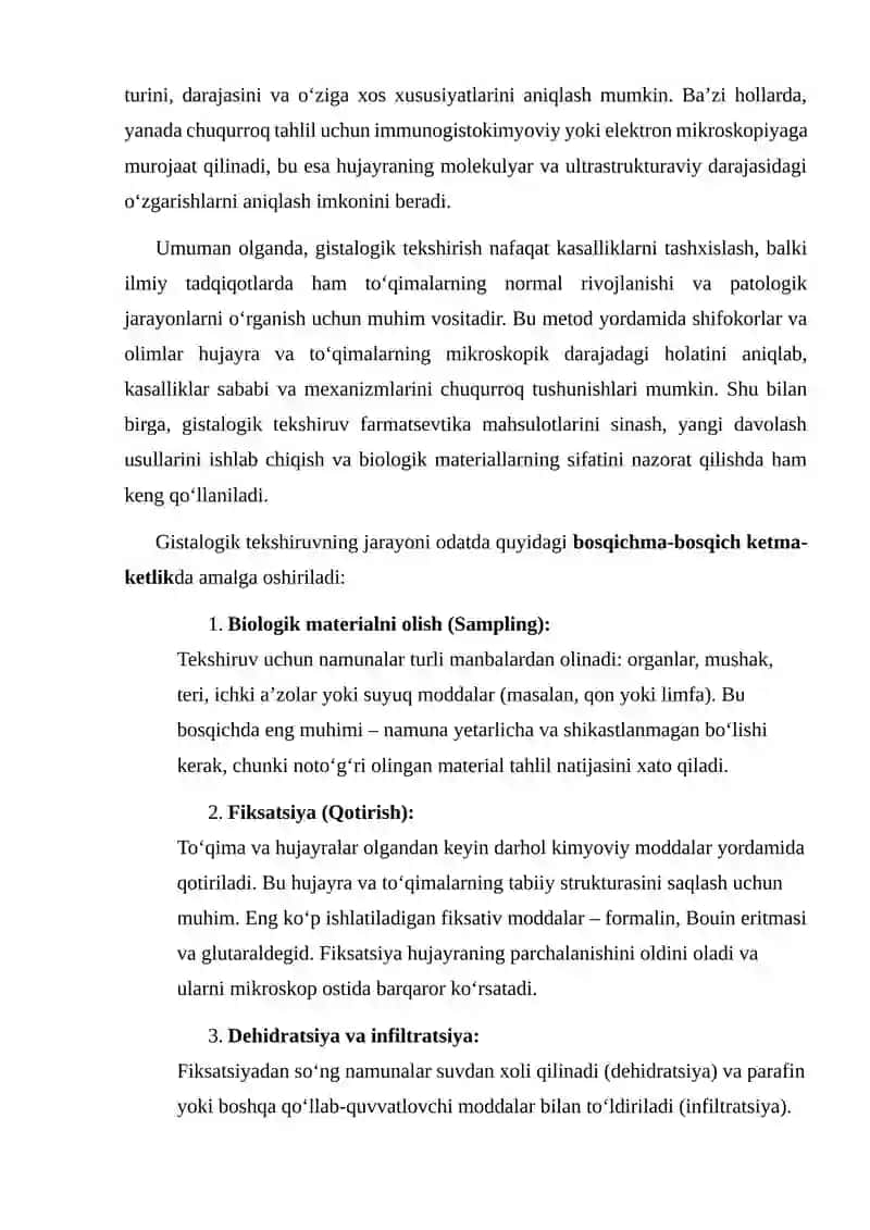 Gistalogik tekshirish 3