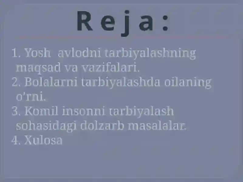 Oila Tarbiyasi Asoslari 3
