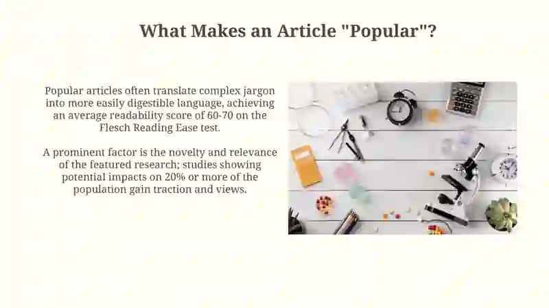 Popular scientific articles 3