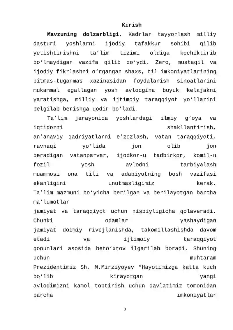 Kadrlar tayyorlash milliy dasturi 3