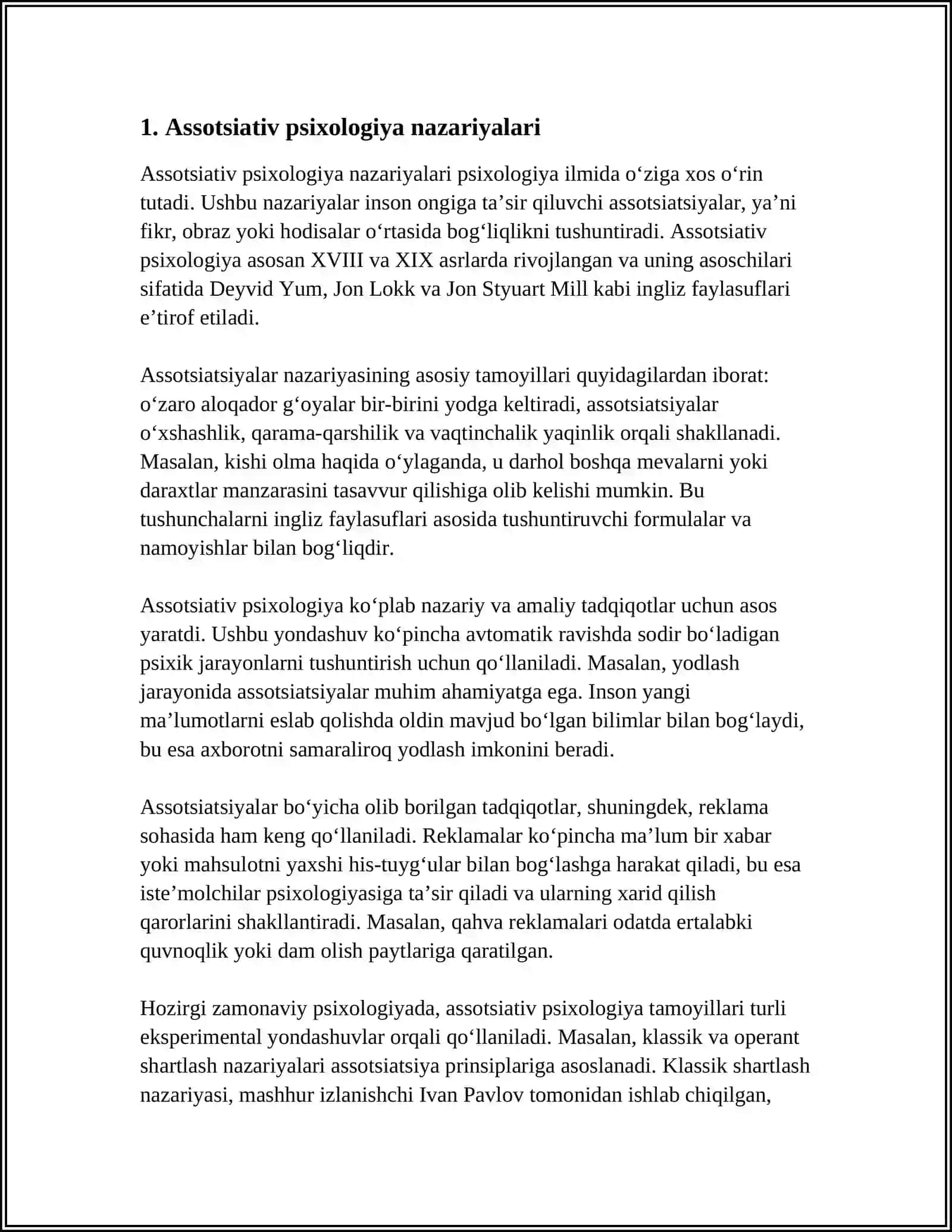AVTOASSOTSIATIV TÕRLAR 3