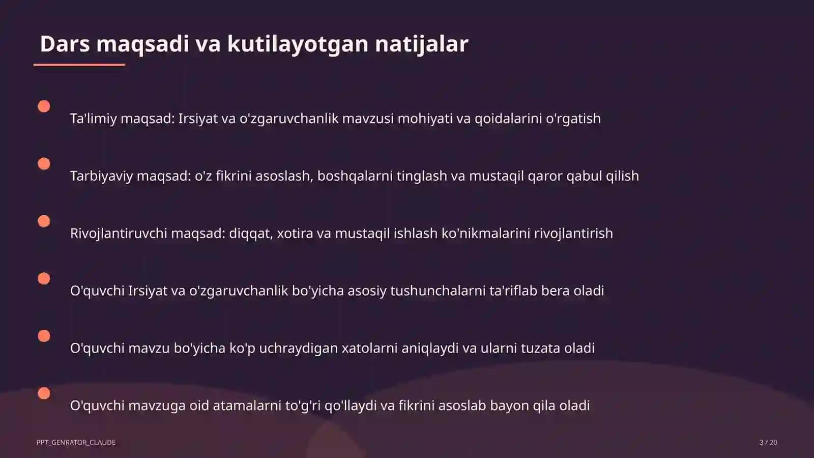 Biologiya (5–11) — o'qituvchilar uchun 3