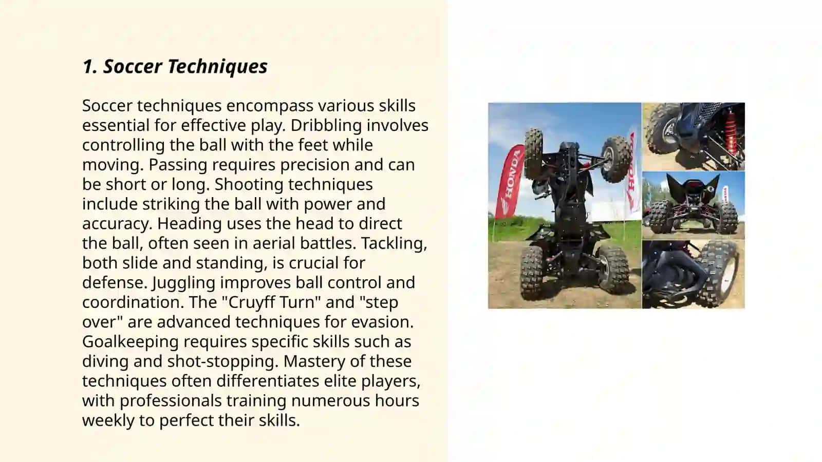Soccer Techniques 3