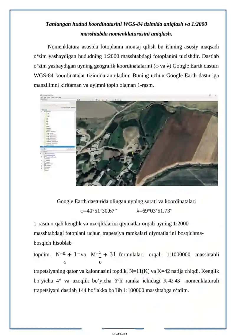 Nomenklatura asosida fotoplanni montaj qilish 3