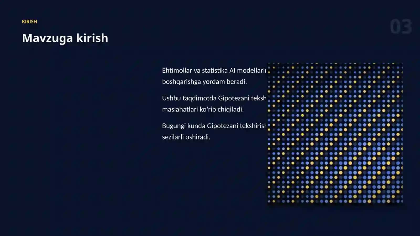 Gipotezani tekshirish 3