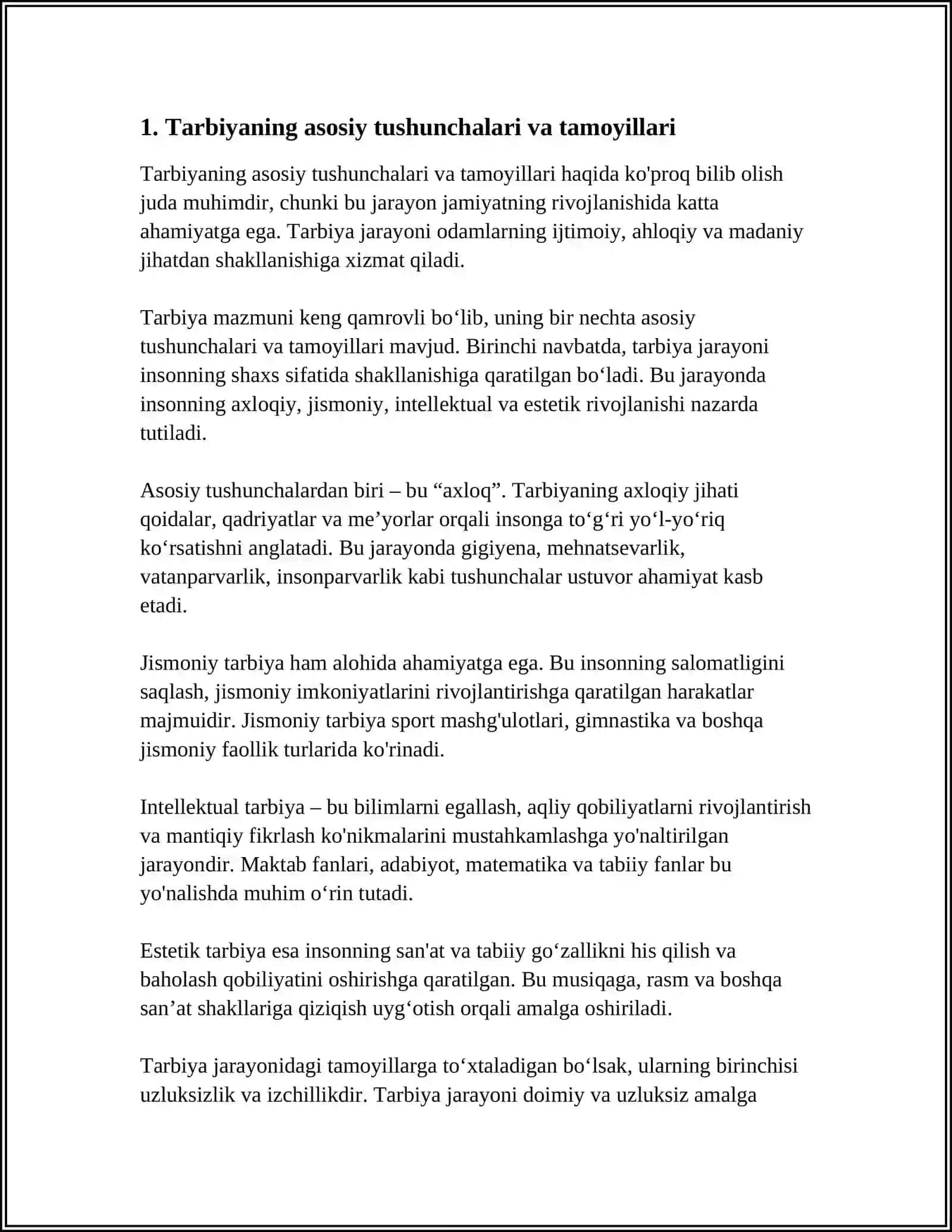 G'ARB PEDAGOGIKASIDA TARBIYA MASALALARI 3