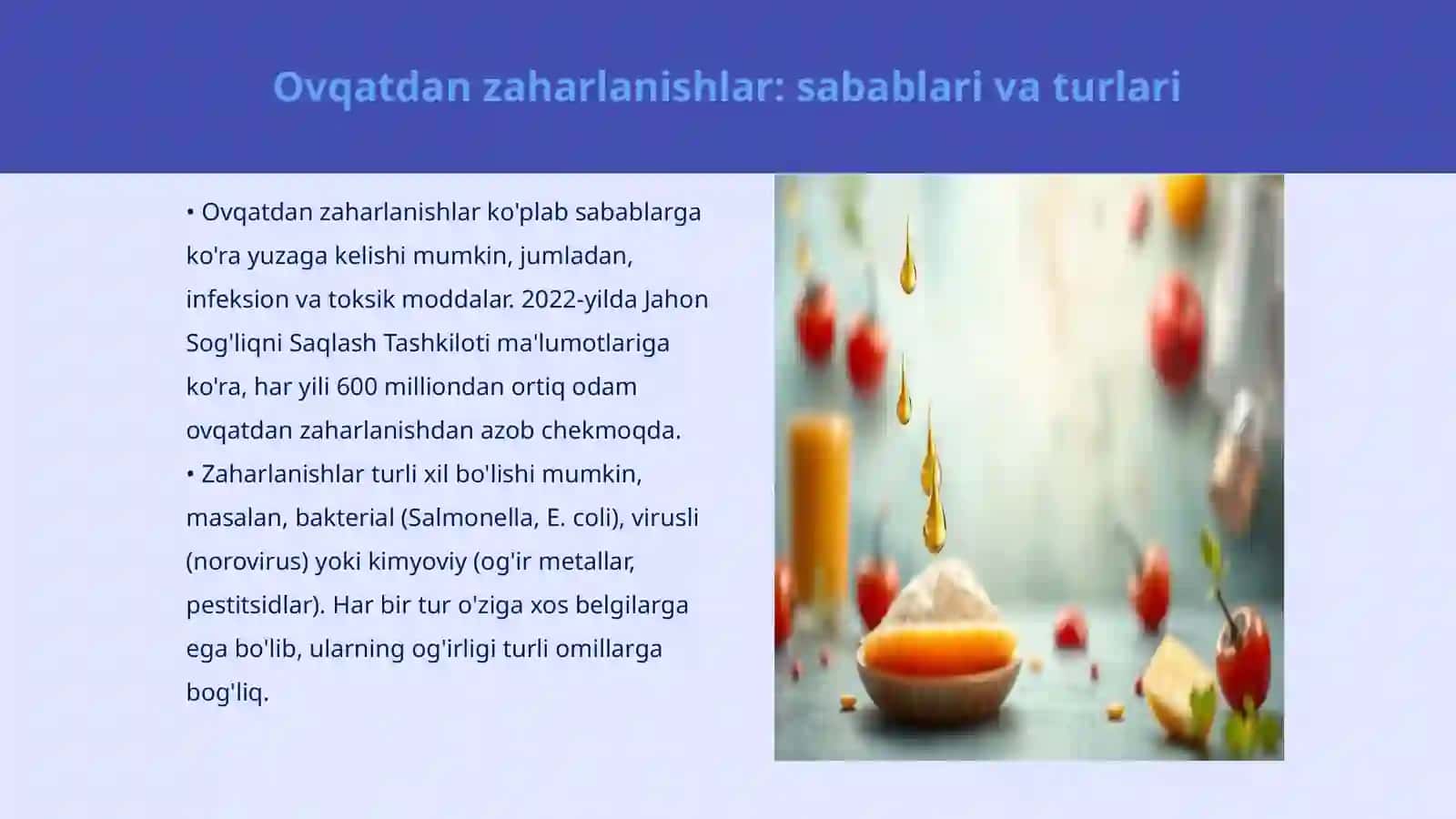 Ovqatdan zaharlanishlar va ularning prafilaktikasi 3