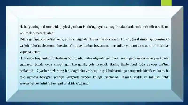 HIQILDOQNING QO'SHMA KASALLIKLARINING KELIB CHIQISB SABABLARI VA ASORATLARI 3
