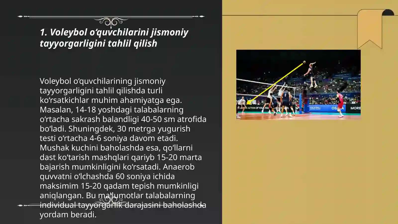 Voleybol o‘quvchilarni jismoniy tayyorgarligini tahlil qilish 3