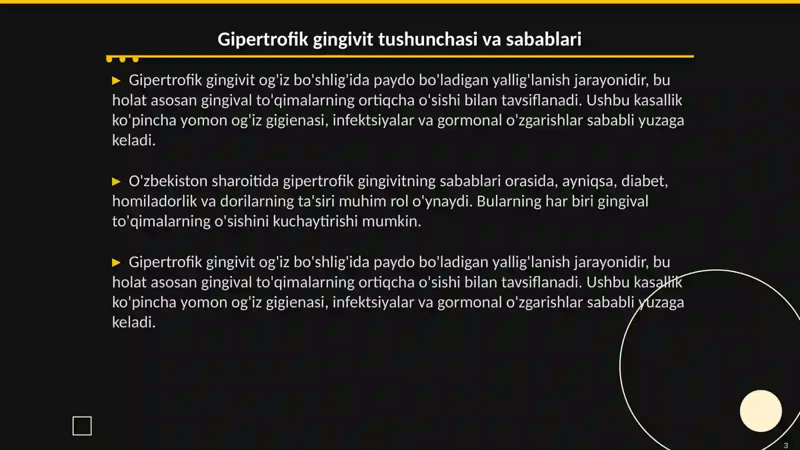 Gipertrofik gingivit klinik kechishi 3