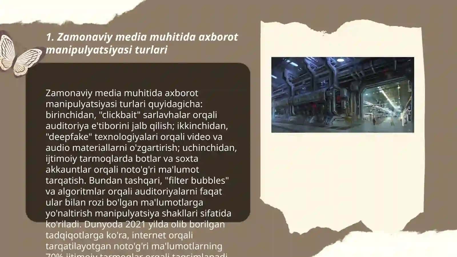 Zamonaviy media muhitida axborot manipulyatsiyasidan himoyalanish hamda jahon media va axborot makonida raqobat muhiti 3
